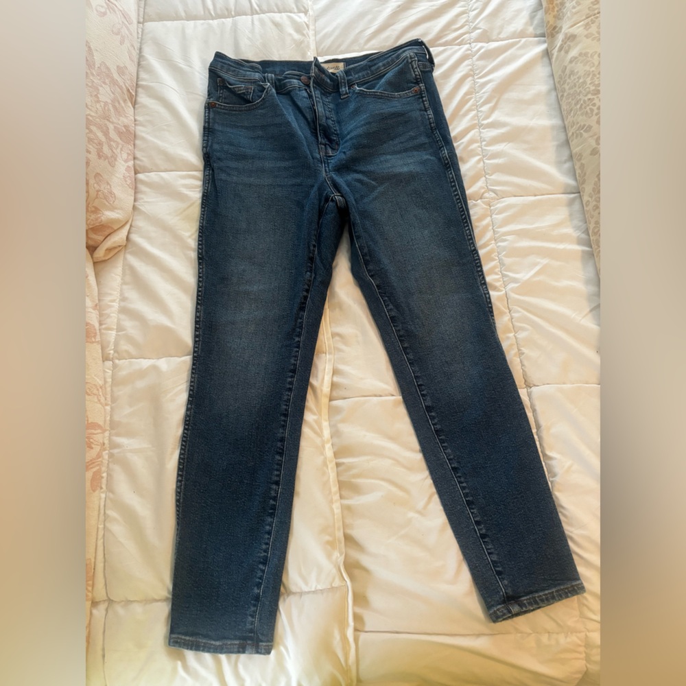 Madewell 10” high rise skinny crop
